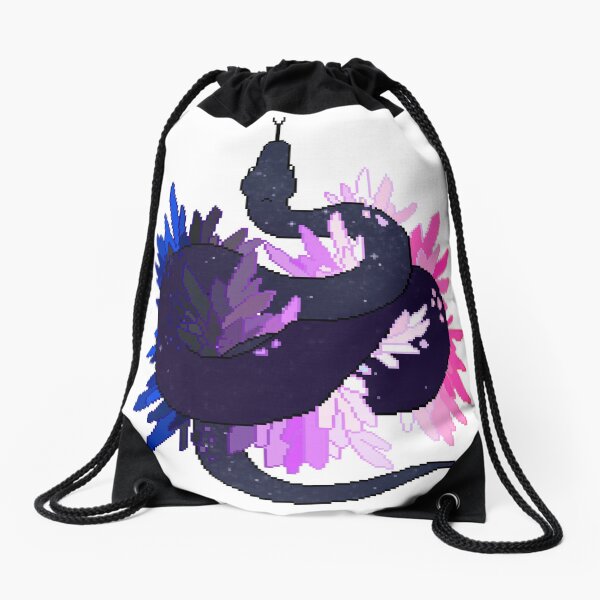 Genderfluid Pride Galaxy Python (requested) Drawstring Bag