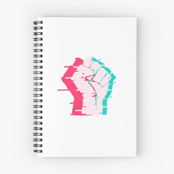 Artikelvorschau, Glitch Raised Fist entworfen und verkauft von logostickers.