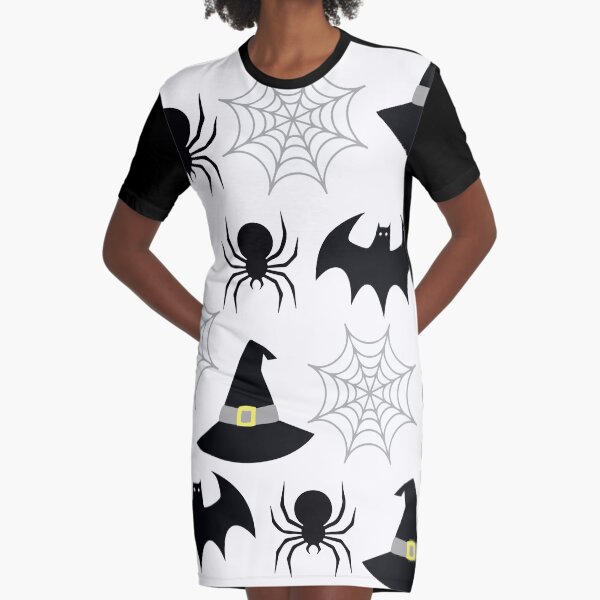 Halloween Graphic T-Shirt Dress