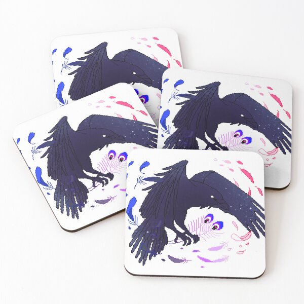 Item preview, Genderfluid Pride Galaxy Raven (requested) designed and sold by OceanicScribble.