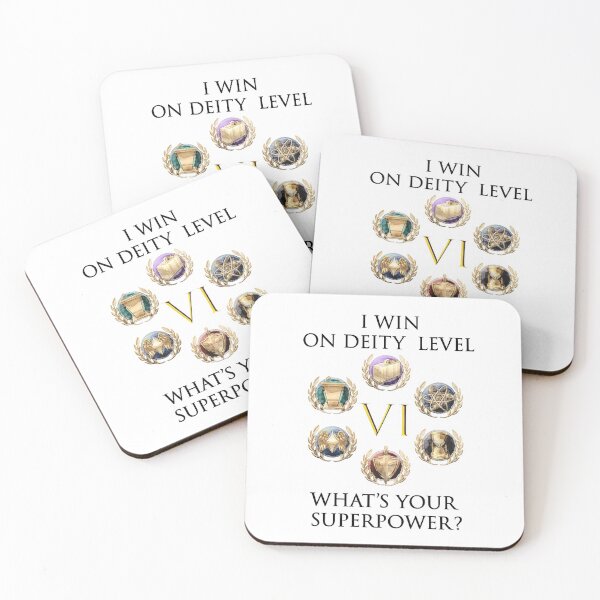 Item preview, I WIN ON DEITY LEVEL, WHAT'S YOUR SUPERPOWER? designed and sold by Image NDesign.
