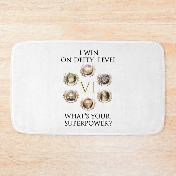 Item preview, I WIN ON DEITY LEVEL, WHAT'S YOUR SUPERPOWER? designed and sold by Image NDesign.