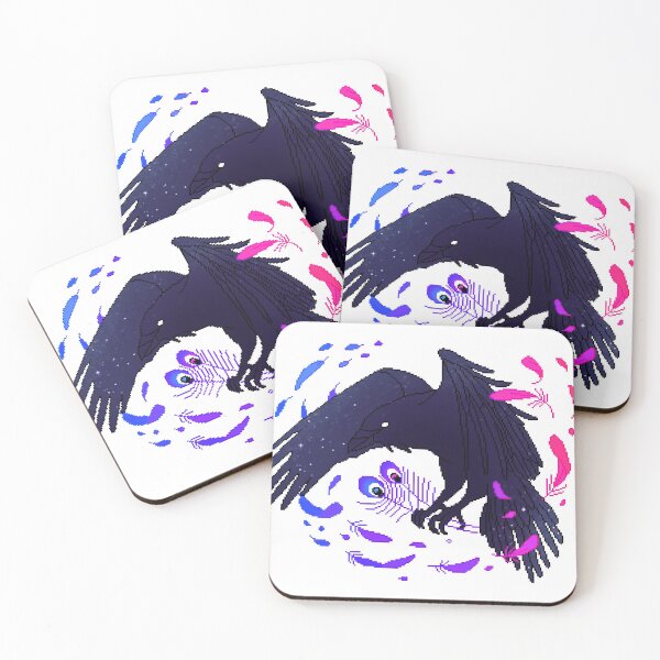 Item preview, Bisexual Pride Galaxy Raven (requested) designed and sold by OceanicScribble.