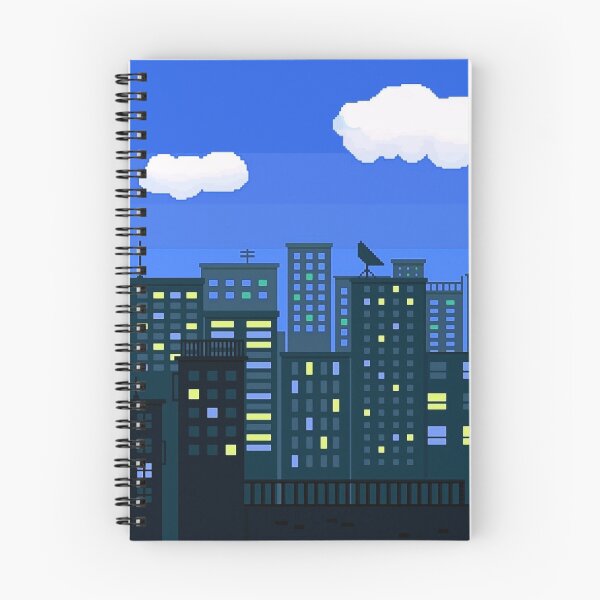 Artikelvorschau, Nachtstadt Pixel Art entworfen und verkauft von kelnan.