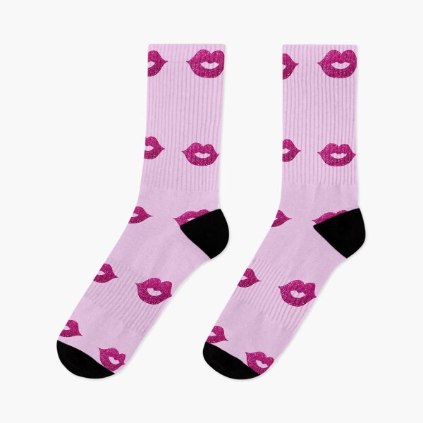 Item preview, Funny Mouth Lips Gift Idea, Pink Glitter Lipstick  designed and sold by tawscolors.