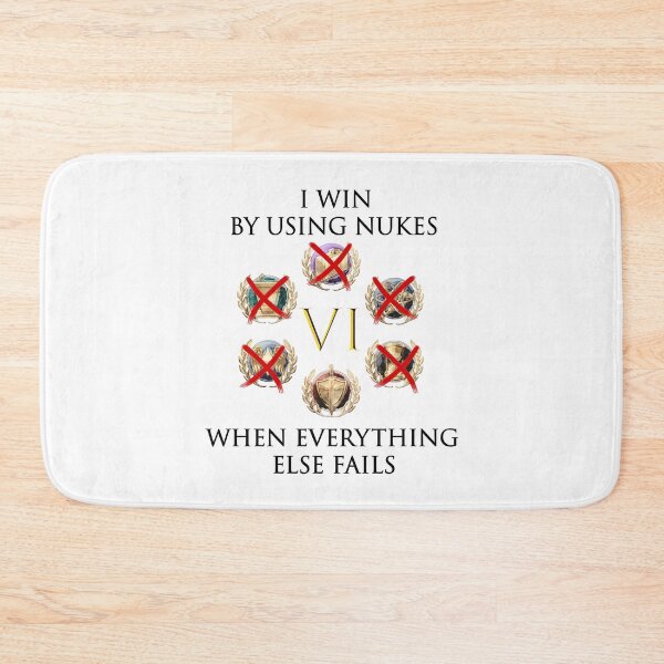 Item preview, I WIN BY USING NUKES designed and sold by Image NDesign.