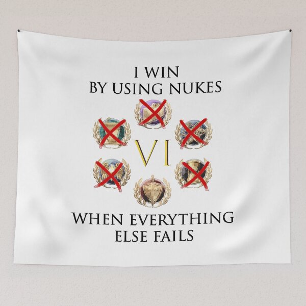 Item preview, I WIN BY USING NUKES designed and sold by Image NDesign.
