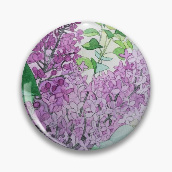 Item preview, Watercolour lilacs painting  designed and sold by esvb.