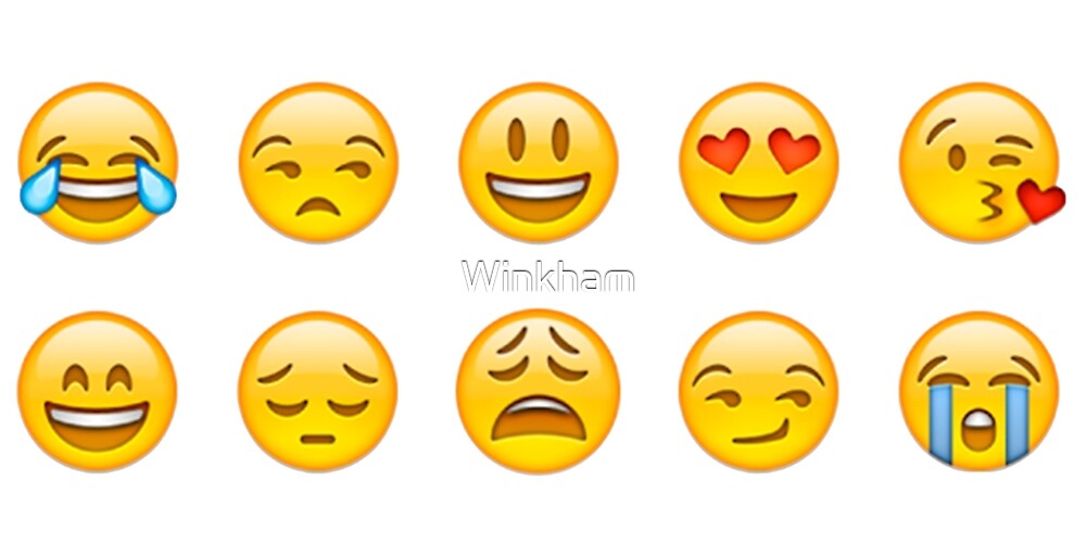 "Emoji Sticker Pack" by Winkham Redbubble