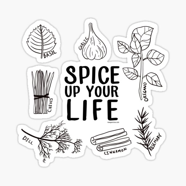 Spice Up Your Life Sticker By Mungavision Redbubble 