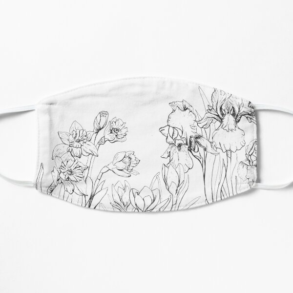 Flowers Flat Mask