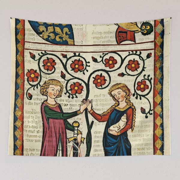 Item preview, Codex Manesse: Bernger von Horheim designed and sold by Ouijawedge.