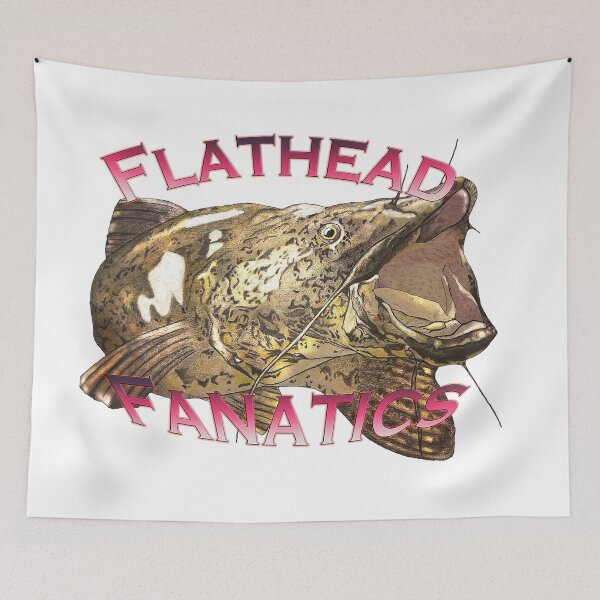 Item preview, Flathead Catfish: Flathead Fanatics designed and sold by KambotroutFish.
