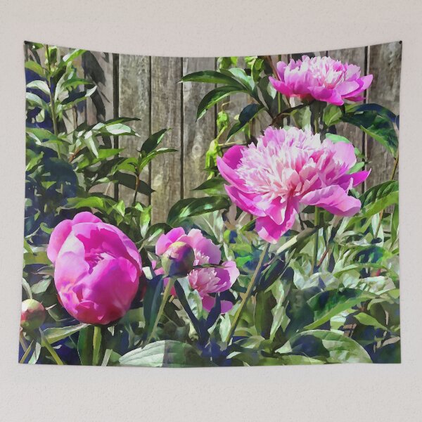 Item preview, Pink Peonies By Stockade Fence designed and sold by Susan Savad.