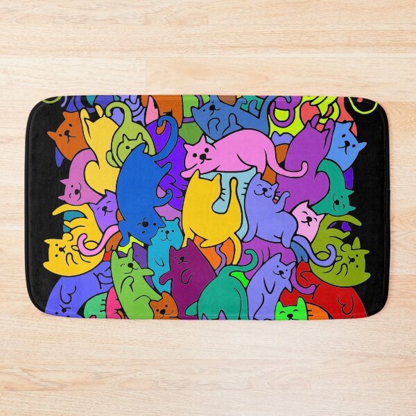 Item preview, Colorful Kitty Cats designed and sold by Alondra.