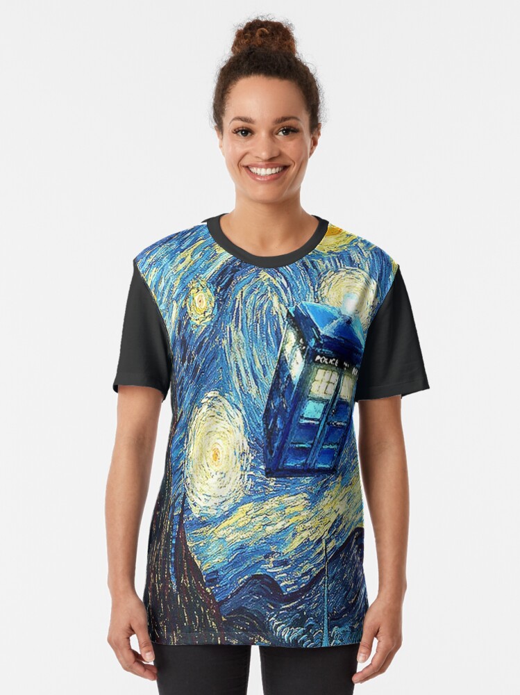 Alternate view of Van Gogh Graphic T-Shirt