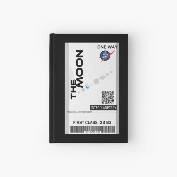 Item preview, The Moon space ticket designed and sold by jc007.