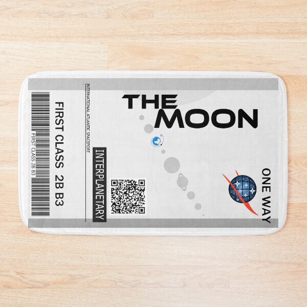 Item preview, The Moon space ticket designed and sold by jc007.