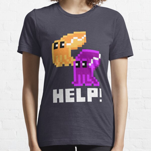 Help! Save the Cuttlefish Cute Pixel Art Shirt (Dark) Essential T-Shirt