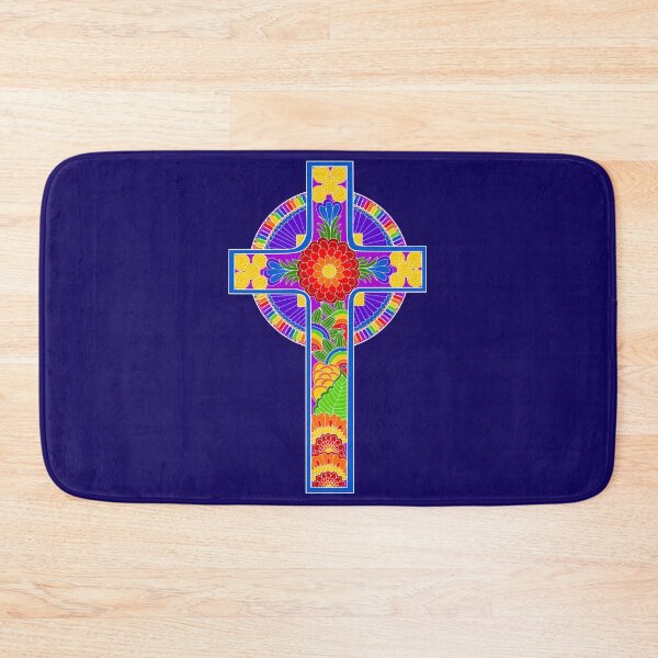Item preview, Rainbow Celtic Style Christian Cross designed and sold by Alondra.