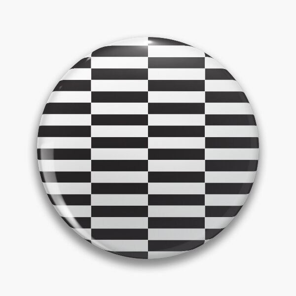 Item preview, Striped monochrome op art pattern designed and sold by kallyfactory.