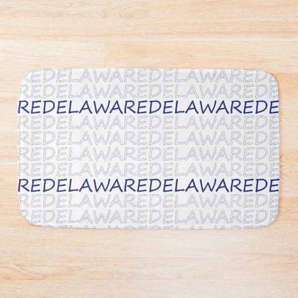 Item preview, Delaware Repeating Blue Bold Uppercase designed and sold by artbylukas.