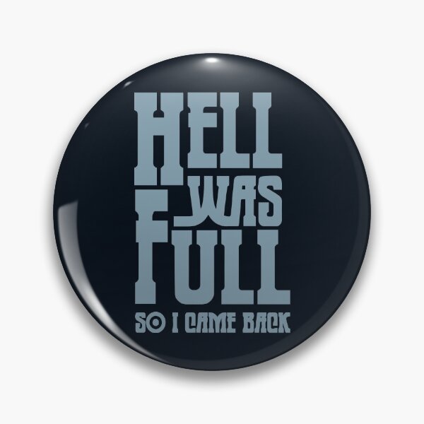 Item preview, Dark and Light Blue Hell was full so I came Back typographic Illustration designed and sold by AirsoftBD.