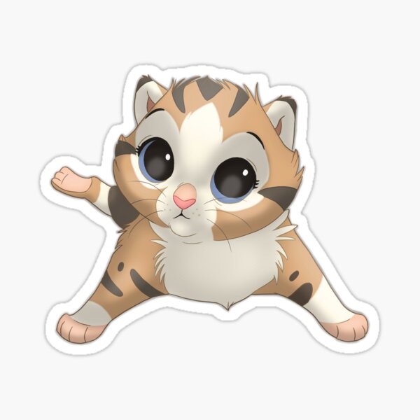 Aoife the little kitten! Sticker
