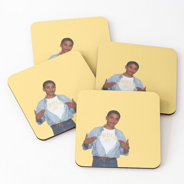 Item preview, Young Obama Wearing A CSULB College Shirt designed and sold by melinarae.