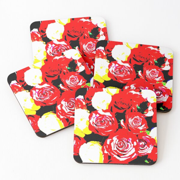 Item preview, Lovely Roses, Neon Blush, Cream and Tangerine designed and sold by IgniteWithin.