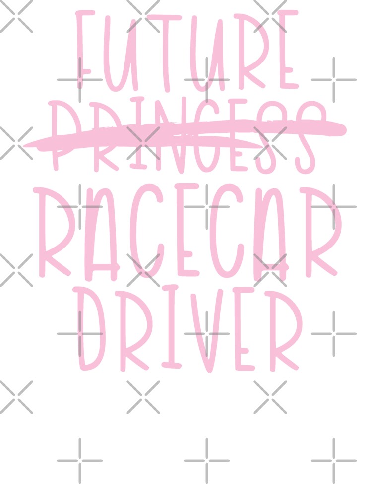 Disover Future Racecar Driver - Pink Onesie