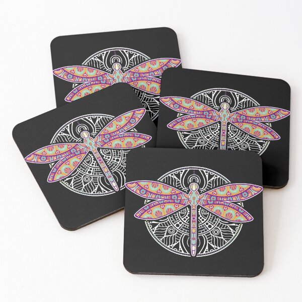 Item preview, Dragonfly Mandala Tee, Mandala Graphic Tee, Dragonfly print designed and sold by Lisbob.