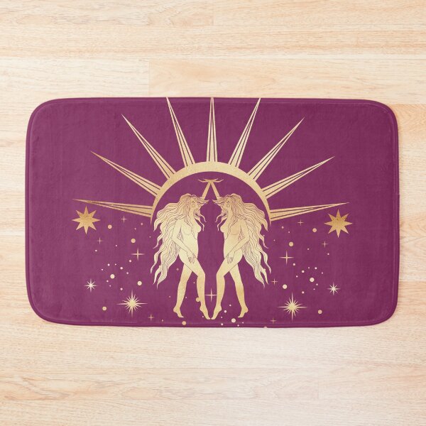 Item preview, Gemini Twins Night and Day Sun and Stars - Pink designed and sold by Breece.