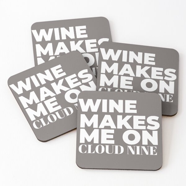 Item preview,  Wine Makes me on cloud nine  Gift Wine Lovers  designed and sold by JobaBreezy.