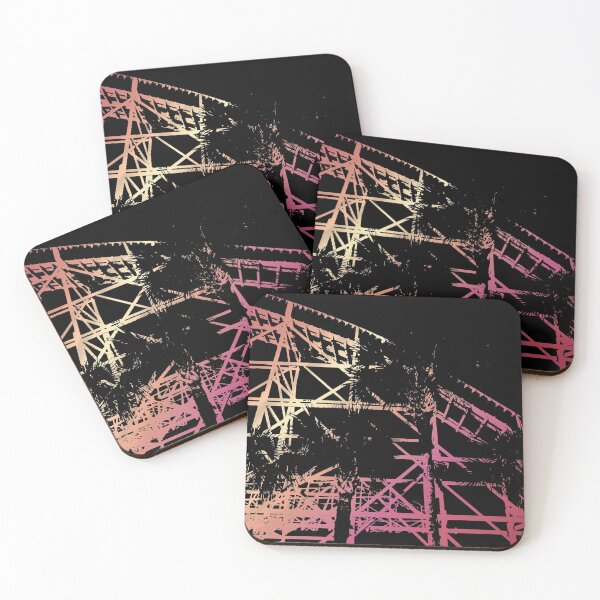 Item preview, Boardwalk Roller Coast (Pale Pink) designed and sold by Emotional Rollercoasters.