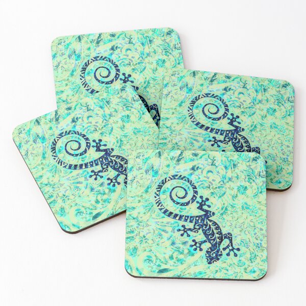 Item preview, Hawaiian - Samoan - Polynesian Tribal Gecko designed and sold by sunnthreads.
