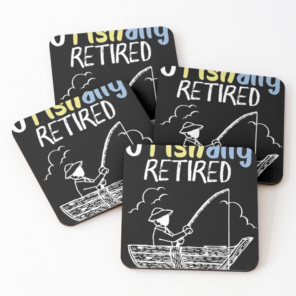 Item preview, Funny OFishally Retired Joke Fisherman Gift Idea print designed and sold by Lisbob.