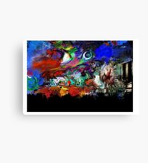 Pulp Planet Terrain Canvas Print