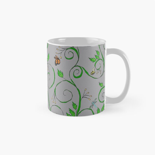 Item preview, Swirling vines with insects designed and sold by SaraKenny.