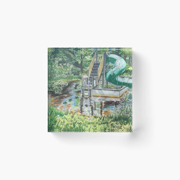 Item preview, Lake Slide designed and sold by AWatercolors.
