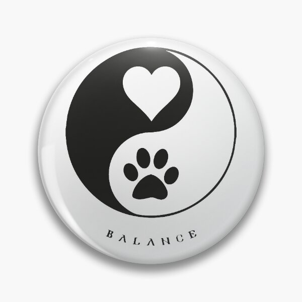 Item preview, Yin Yang Dogs & Love designed and sold by BournvilleC.