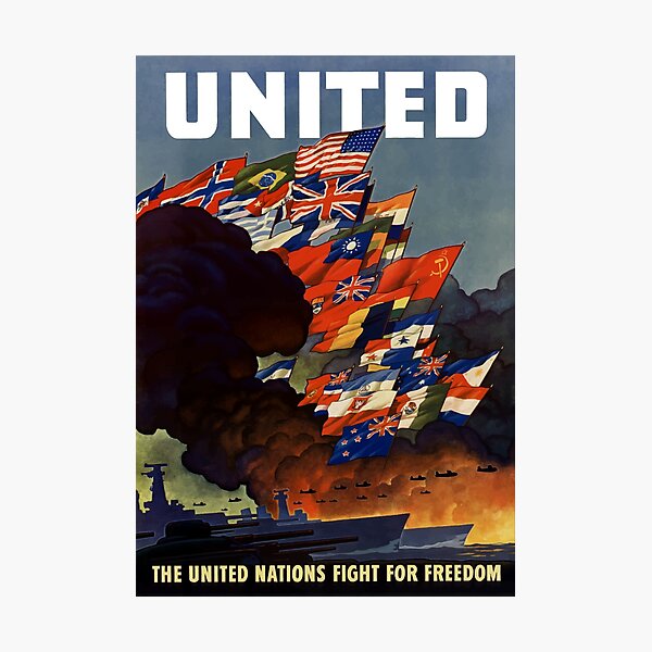 The United Nations Fight For Freedom Photographic Print