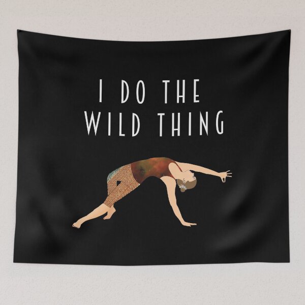 Item preview, I Do The Wild Thing - Yoga Pose designed and sold by ColorfulMystic.