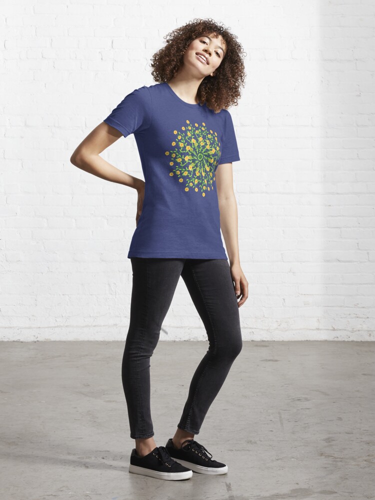 Alternate view of Tangled flowers Essential T-Shirt