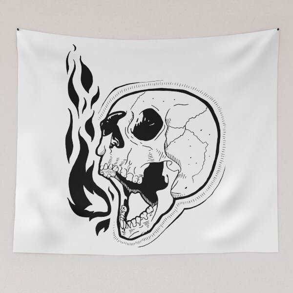 Item preview, Hellfire Screams (Black) designed and sold by Wintermedia.