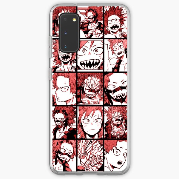 BNHA Kirishima collage - color version Samsung Galaxy Soft Case