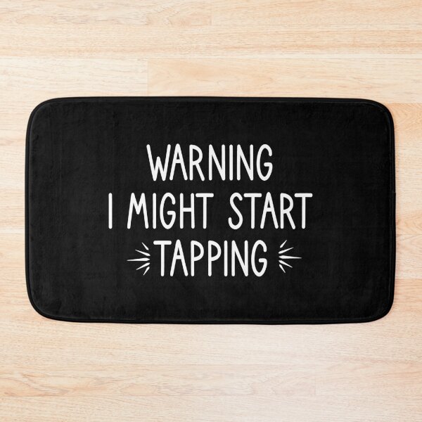 Item preview, Warning I Might Start Tapping: Tap Dancing gift ,cute dancer, with saying,funny for men and women designed and sold by Chamssou.