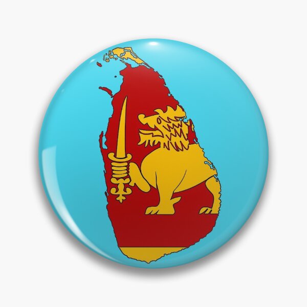 Item preview, Sri Lanka Map With Flag designed and sold by Havocgirl.