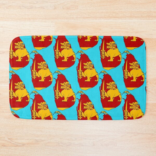 Item preview, Sri Lanka Map With Flag designed and sold by Havocgirl.