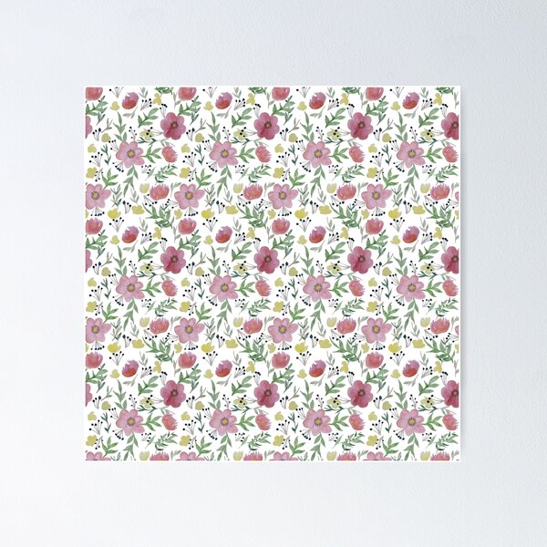 Item preview, Secret Garden Watercolour Print designed and sold by CharIsabella.